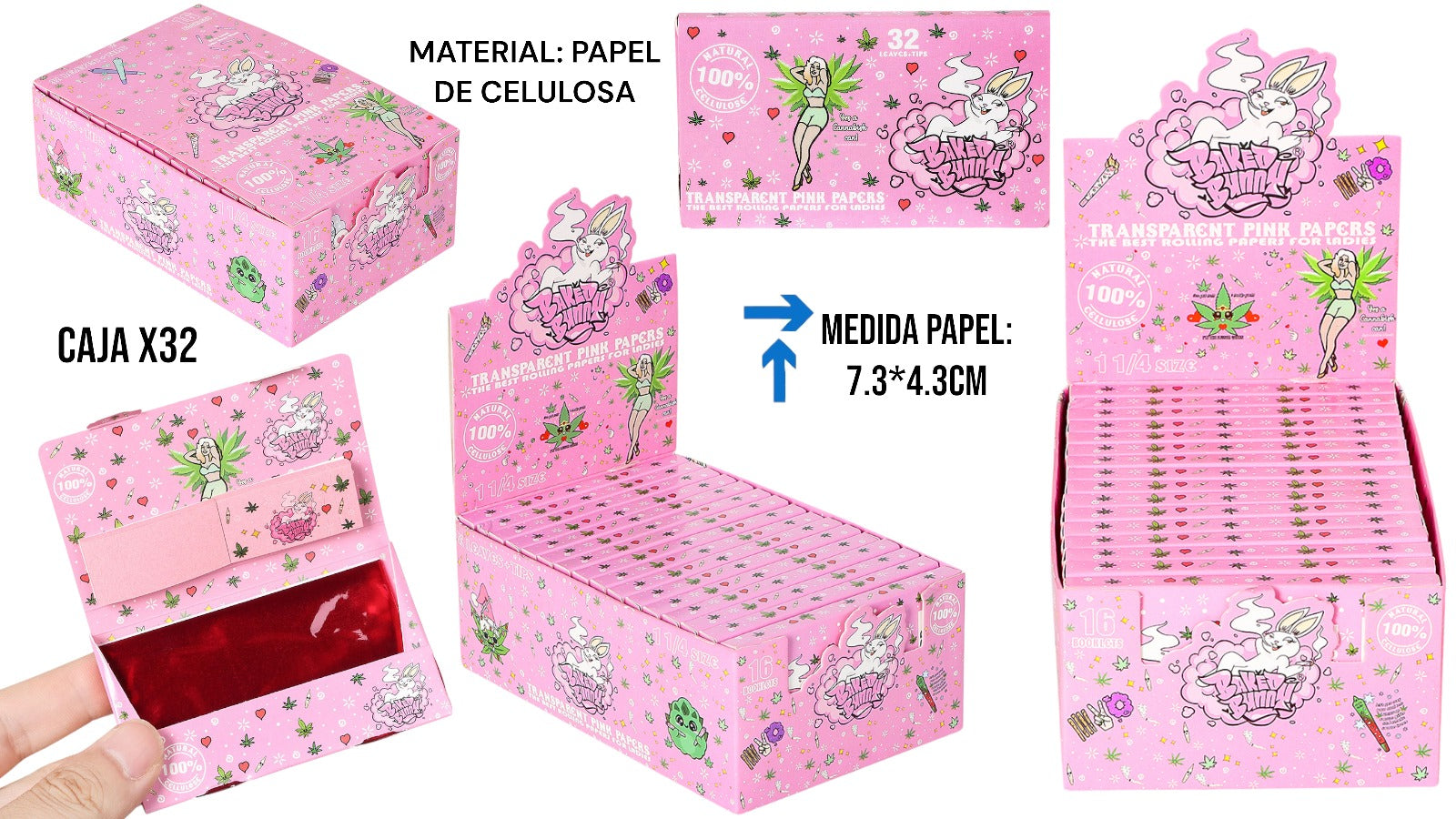 PAPEL CELULOSO FUCSIA LADY (32L*50H) PAPEL CELULOSO FUCSIA LADY (32L*50H)